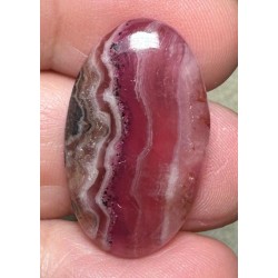 Oval 28x16mm Cobalt Calcite with Dolomite Cabochon 39